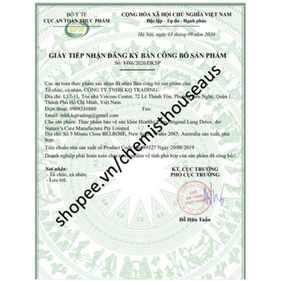 Viên Uống Giải Độc Phổi Swisse Lung Health Support 90 Viên - Hỗ Trợ Thở Dễ Dàng, Thanh Lọc Ô Nhiễm, Bảo Vệ Phổi