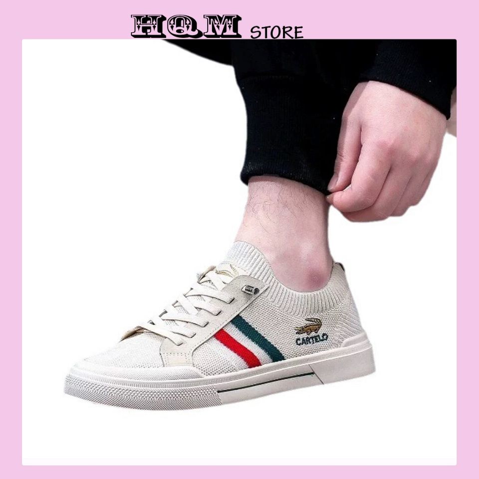 Giày CARTELO Cổ Chun Siru - Giày Da Sần Êm Chân, Thời Trang Nữ Nhiều Màu Sắc, Phù Hợp Thể Thao và Đi Chơi