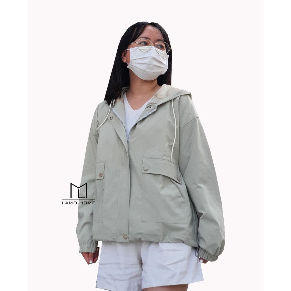 Áo Khoác Chống Nắng Lamo Home Form Rộng Basic Cao Cấp A009 - Thời Trang Nữ Thoải Mái, Tiện Lợi, Năng Động