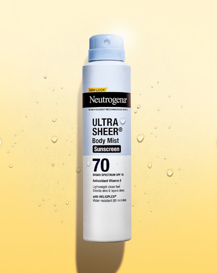 Xịt Chống Nắng Toàn Thân Neutrogena Ultra Sheer SPF 70 - Bảo Vệ Da Trước Tia UV, Cảm Giác Mát Mẻ, 141G
