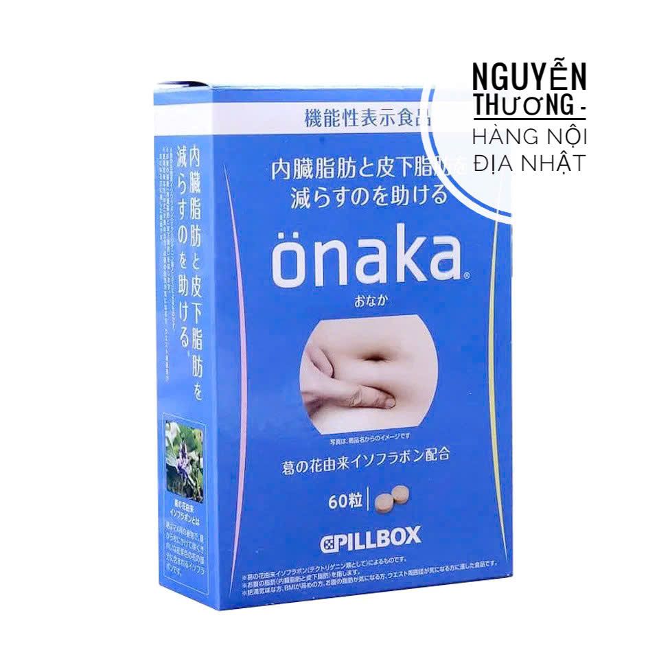 Viên uống hỗ trợ tan mỡ bụng Onaka Cpillbox Nhật Bản - Giảm cân, kiểm soát cảm giác thèm ăn, tăng cường sức khỏe tổng thể