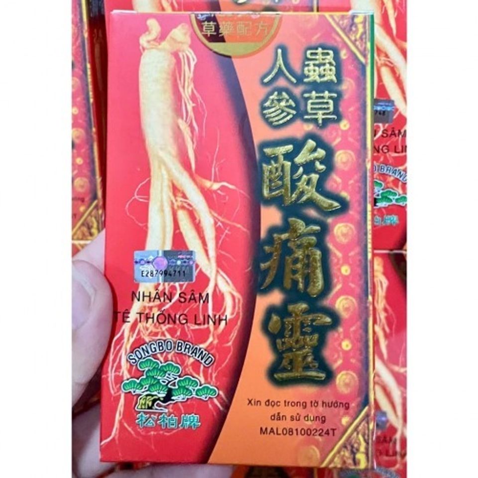 Viên Uống Hỗ Trợ Xương Khớp Nhân Sâm Tê Thống Linh 20 Viên - Giảm Đau Viêm Khớp, Tê Bì Chân Tay, Hàng Chính Hãng