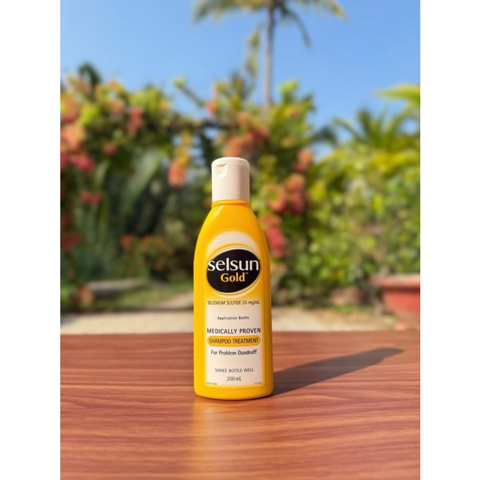 Dầu gội Selsun 200ml - Kiểm soát gàu, ngứa và viêm da đầu hiệu quả cho mọi loại tóc - Được chiết xuất từ Selenium Sulfide