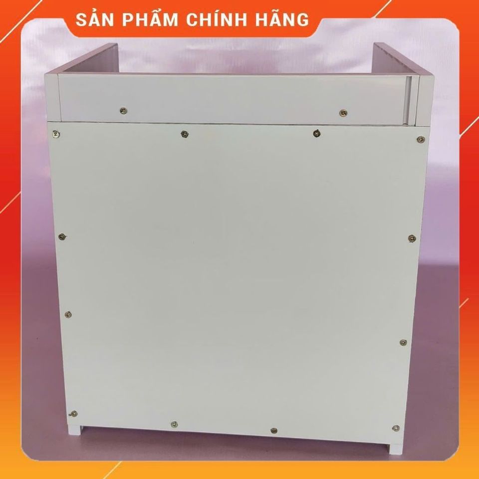 Tủ Đầu Giường Nhựa Cao Cấp 2 Ngăn Kéo Có Khóa Màu Trắng - Sản Phẩm Đã Lắp Sẵn, Tiện Ích Cho Không Gian Sống