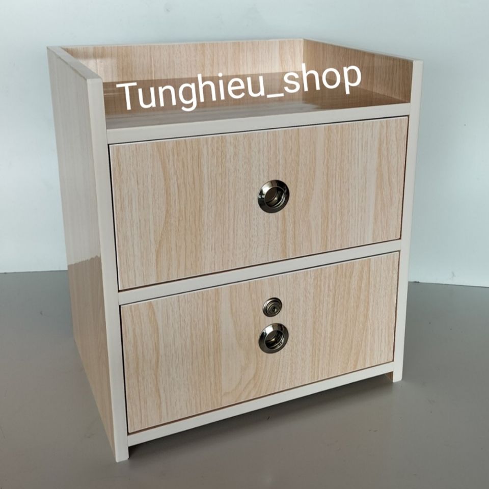 Tủ Đầu Giường Tiện Lợi Đã Lắp Ráp Sẵn - Nhựa Cao Cấp, Khóa An Toàn, Dễ Lau Chùi - Nội Thất Gọn Gàng và Sang Trọng
