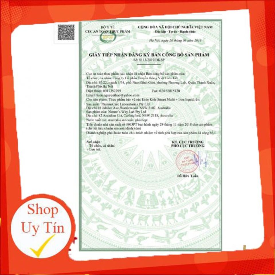 Siro Sắt Liquid Multi + Iron Nature's Way cho trẻ từ 1 tuổi - Tăng cường sức đề kháng, phát triển toàn diện, 200ml