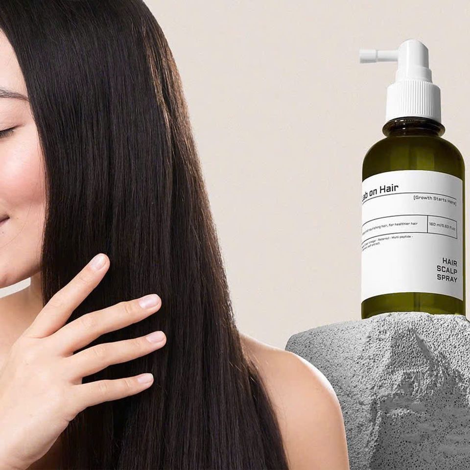 Xịt Dưỡng Tóc Lab On Hair 160ml - Hỗ Trợ Mọc Tóc Giấm Táo, Redensyl, Multi Peptide, Chiết Xuất Hương Thảo