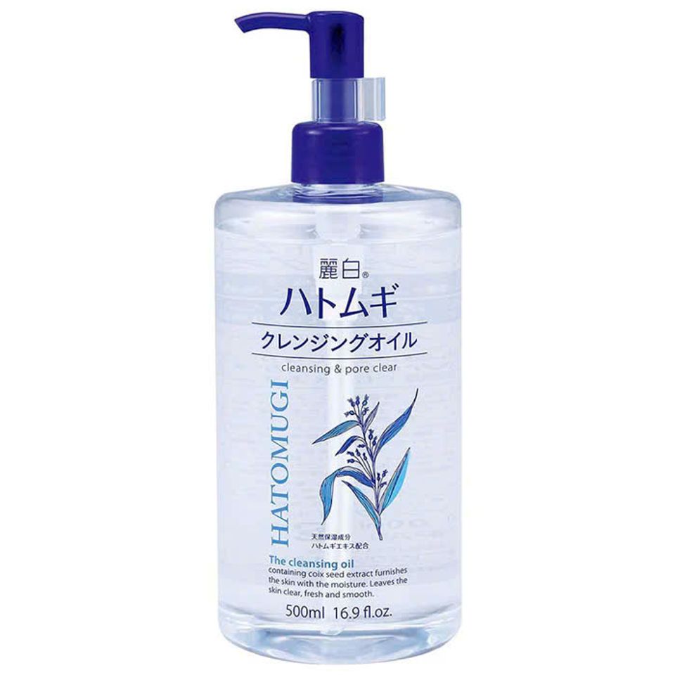 Dầu Tẩy Trang Reihaku Hatomugi 500ml - Cleansing Oil Nhật Bản Giúp Cấp Ẩm, Làm Sạch Sâu và Dưỡng Da