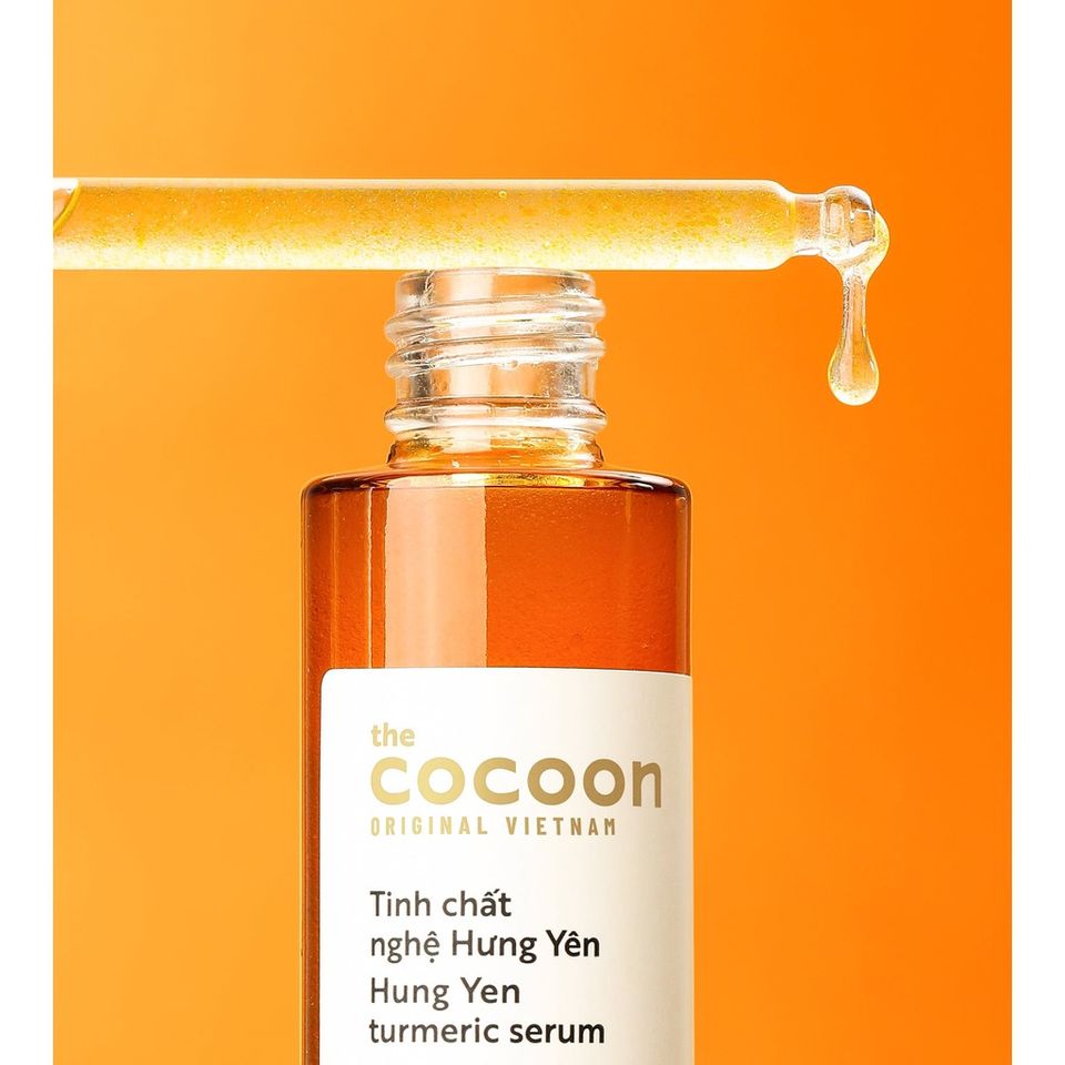 Tinh Chất Nghệ Hưng Yên Cocoon 10% Vitamin C - Serum Giảm Thâm, Làm Sáng Da, Dưỡng Ẩm 30ml, Chống Lão Hóa
