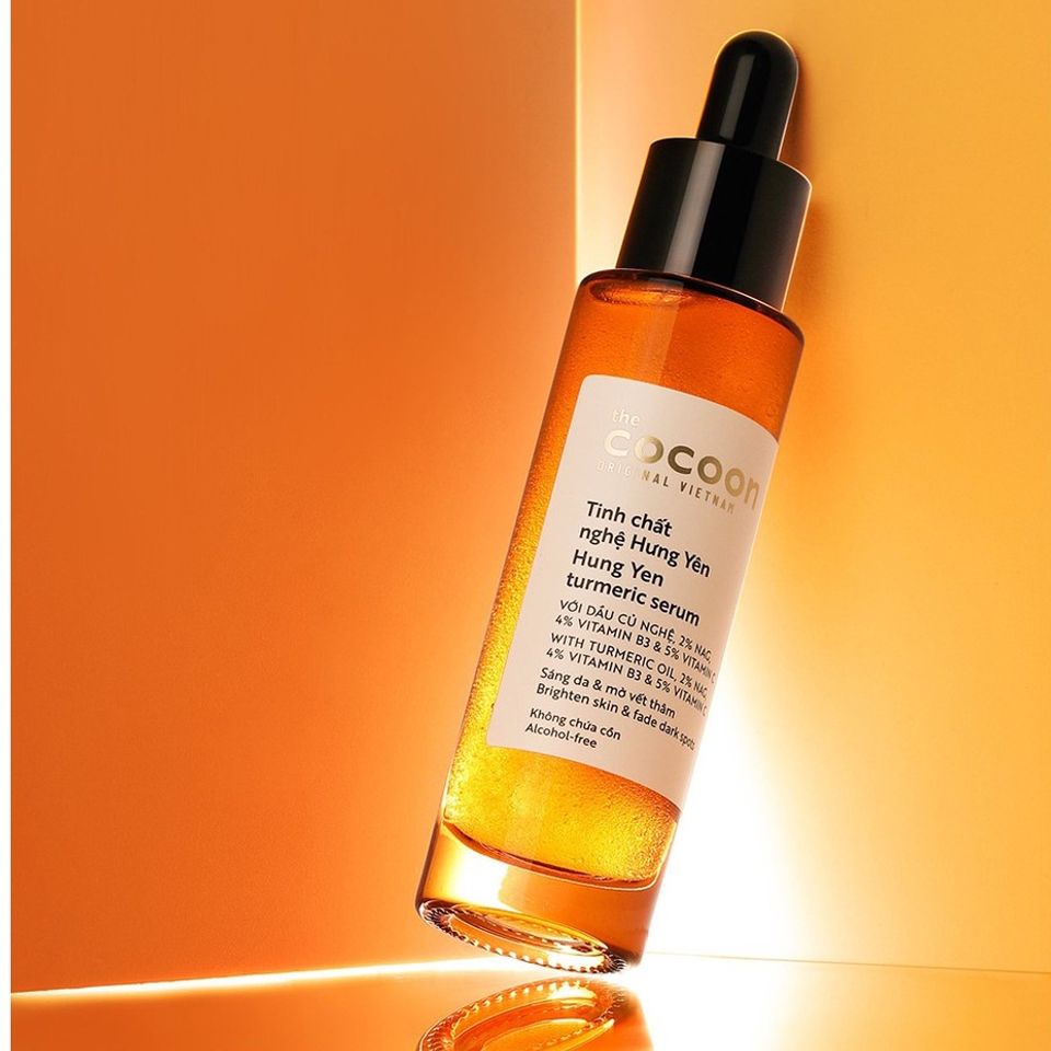 Tinh Chất Nghệ Hưng Yên Cocoon 10% Vitamin C - Serum Giảm Thâm, Làm Sáng Da, Dưỡng Ẩm 30ml, Chống Lão Hóa