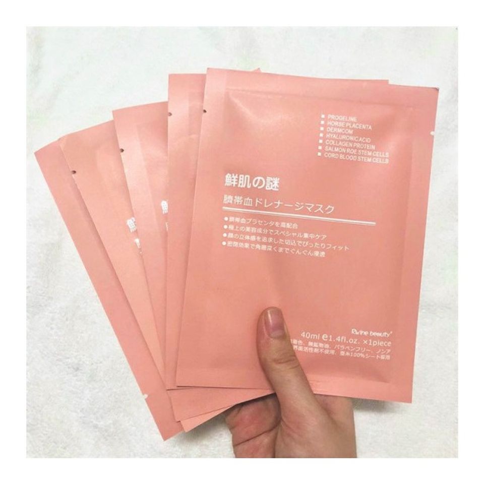 Mặt Nạ Nhau Thai Cừu Rwine Beauty - Mặt Nạ Tế Bào Gốc Nhật Bản Cấp Nước & Trẻ Hóa Da, Chống Lão Hóa, Dưỡng Ẩm Tối Ưu