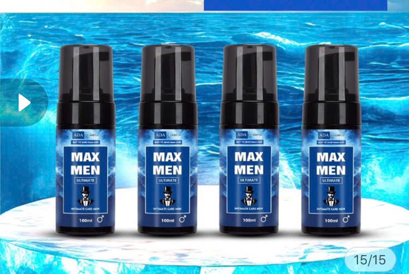 Bọt Vệ Sinh Nam Max Men Hương Nước Hoa 100ml - Khử Mùi Hiệu Quả, Chăm Sóc Vùng Kín, Dung Dịch Vệ Sinh Nam Chính Hãng ALIFACO