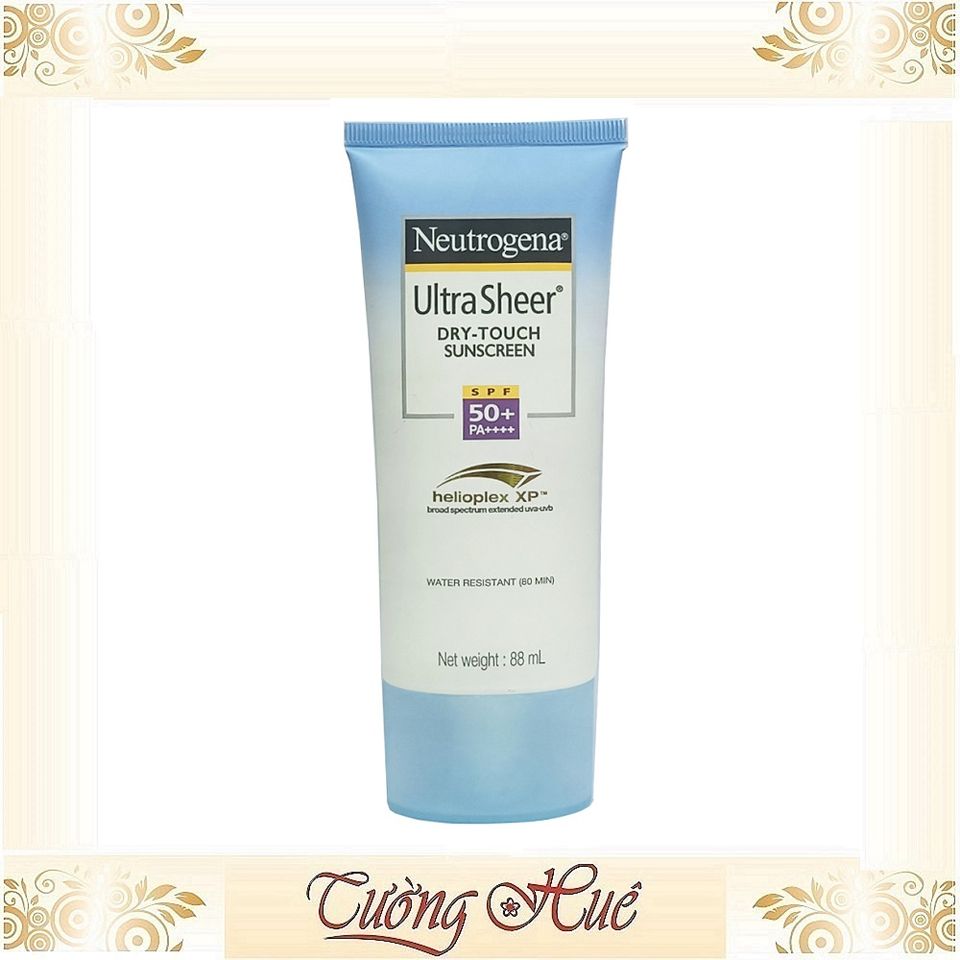 Kem Chống Nắng Neutrogena SPF50+/PA++++ Ultra Sheer Dry-Touch 88ml - Bảo Vệ Da Khỏe Mạnh, Chống Tia UV, Dưỡng Trắng Sáng Da