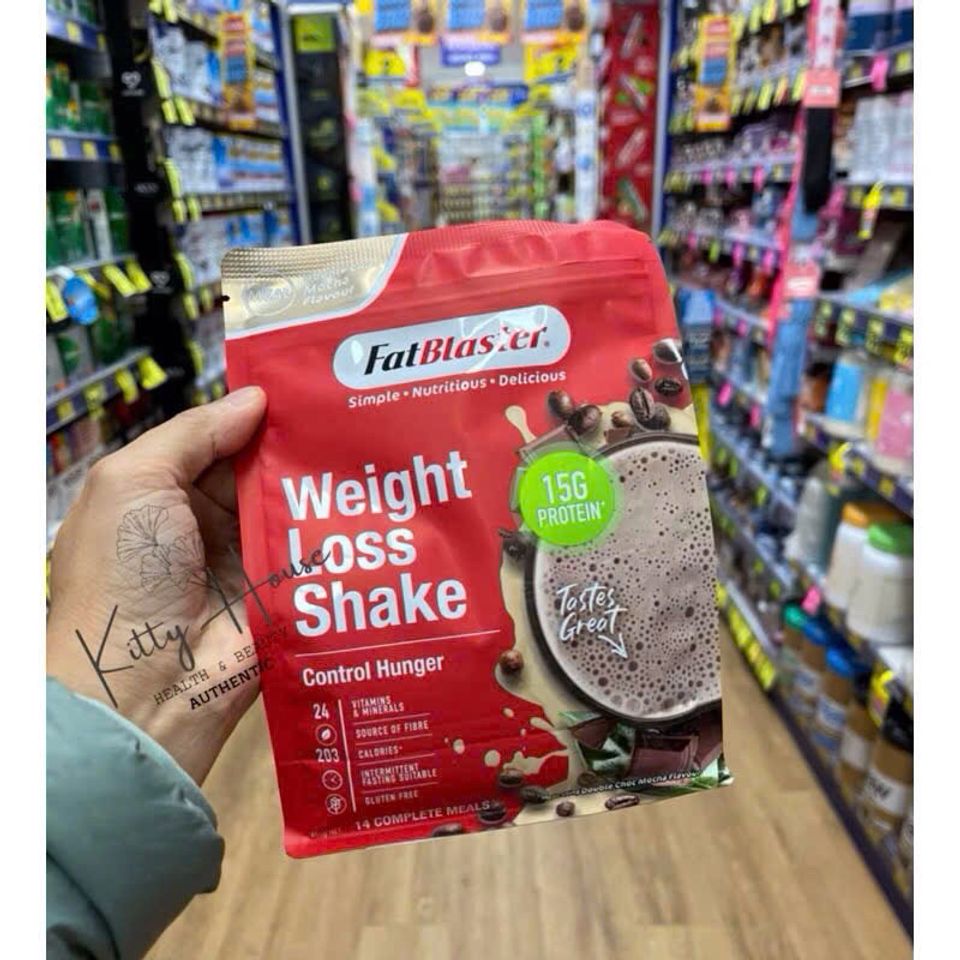 Sữa Bột Giảm Cân FatBlaster 465g - Thay Thế Bữa Ăn, Hương Vị Đa Dạng, Dinh Dưỡng Đầy Đủ, Hỗ Trợ Giảm Cân Hiệu Quả