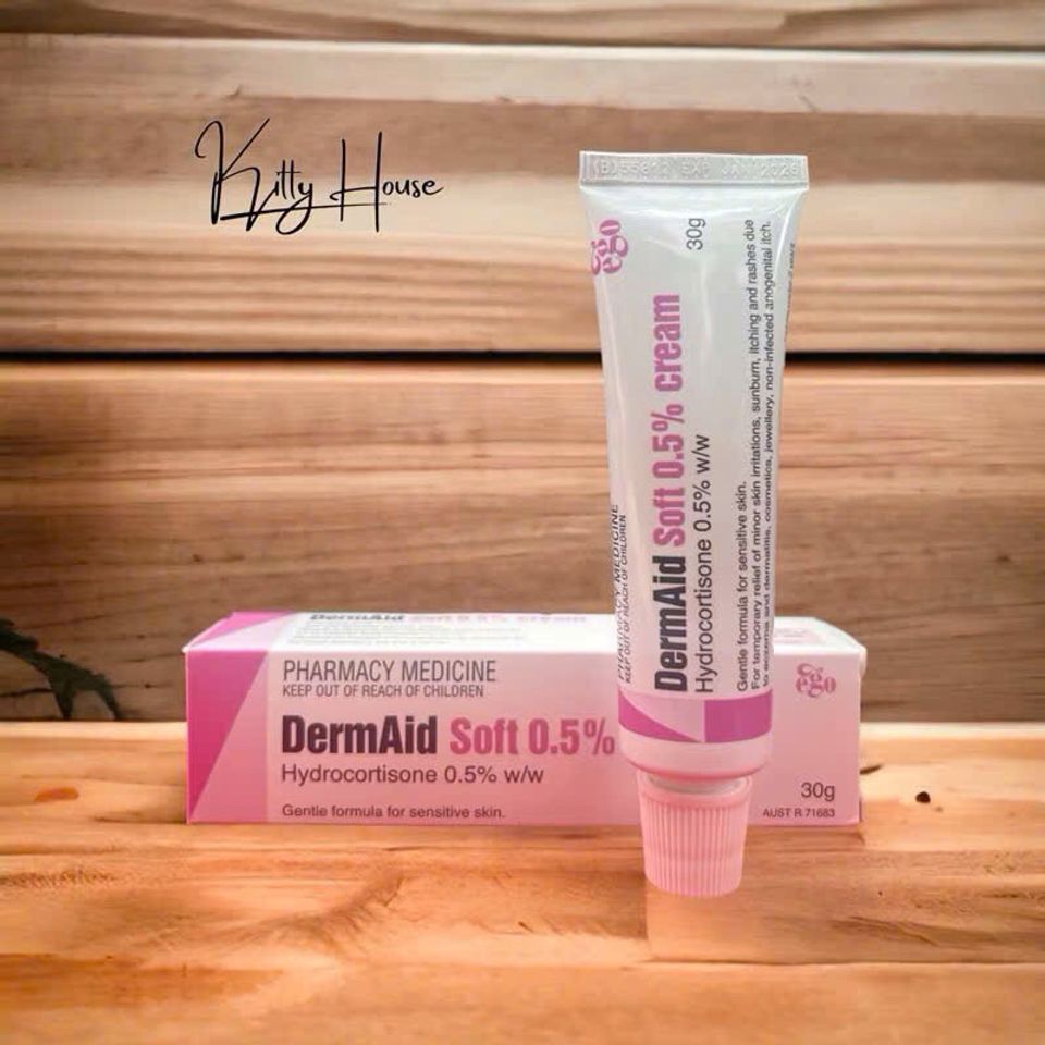 Kem Bôi DermAid Soft 30g - Dưỡng Ẩm Da Nhạy Cảm, Không Chứa Paraben, Phù Hợp Với Da Bé, Làm Dịu Da Khô