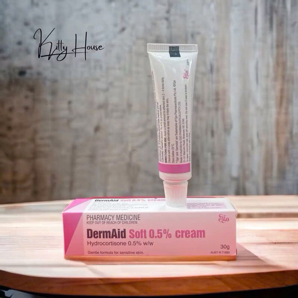 Kem Bôi DermAid Soft 30g - Dưỡng Ẩm Da Nhạy Cảm, Không Chứa Paraben, Phù Hợp Với Da Bé, Làm Dịu Da Khô