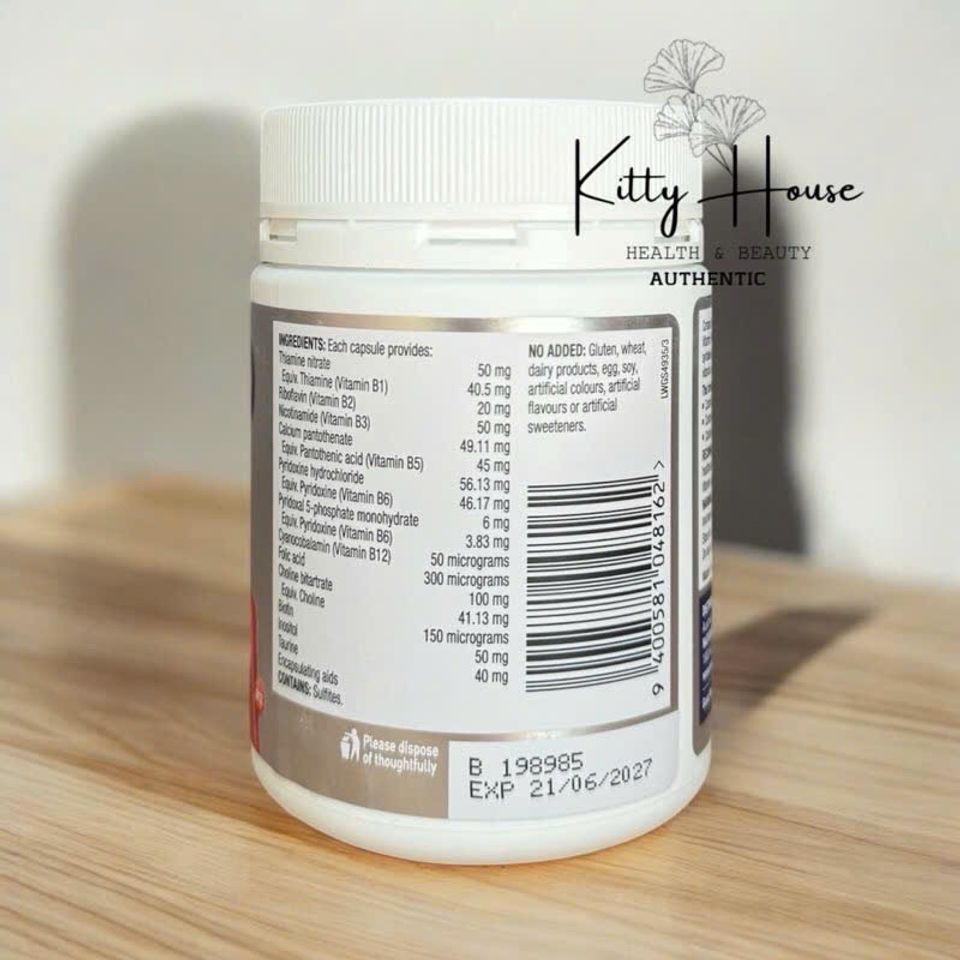 Viên Uống Bổ Sung Vitamin Nhóm B Wagner Mega B+ 100 Viên - Hỗ Trợ Chức Năng Hệ Thần Kinh và Giảm Stress