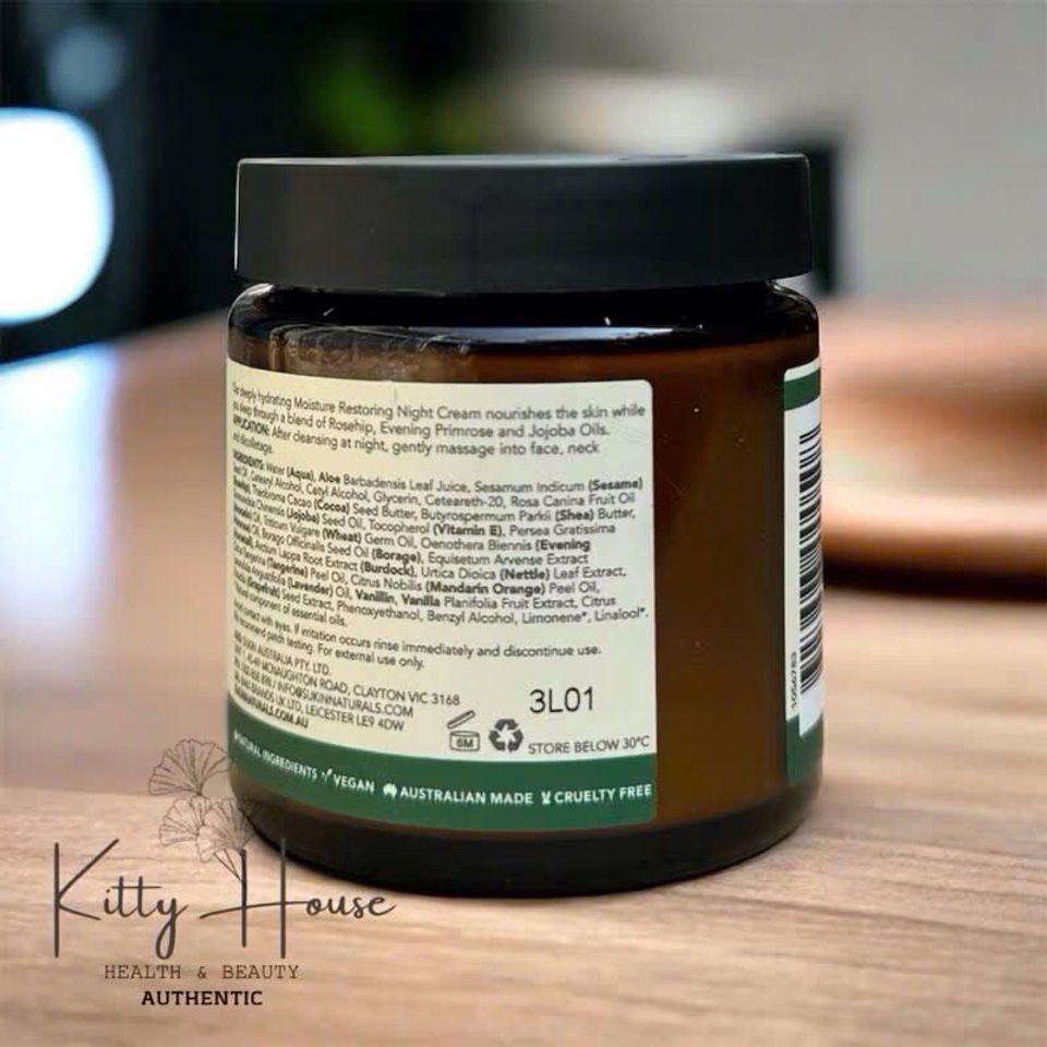 Kem Dưỡng Ẩm Phục Hồi Da Ban Đêm Sukin 120ml - Chiết Xuất Tự Nhiên, Không Paraben