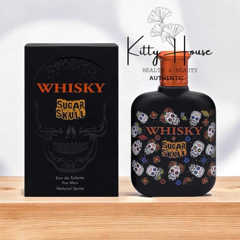 Nước Hoa Nam Whisky Sugar Skull 100ml - Hương Thơm Quyến Rũ Lễ Hội Dia de los Muertos - Eau de Toilette Bền Lâu