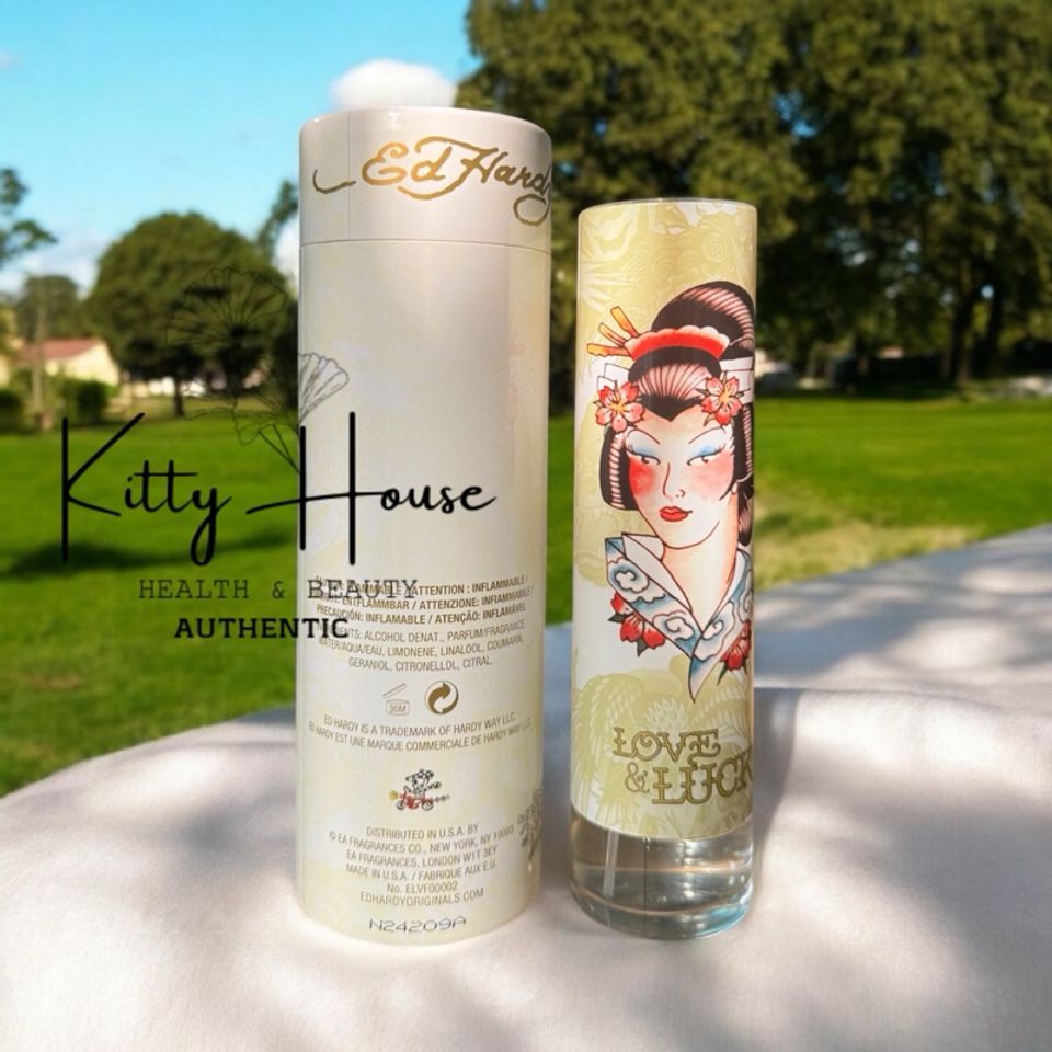 Nước hoa nữ Ed Hardy Love & Luck 100ml - Eau de Parfum Quyến rũ và May mắn cho Nàng, Hương Hoa Cỏ và Trái Cây