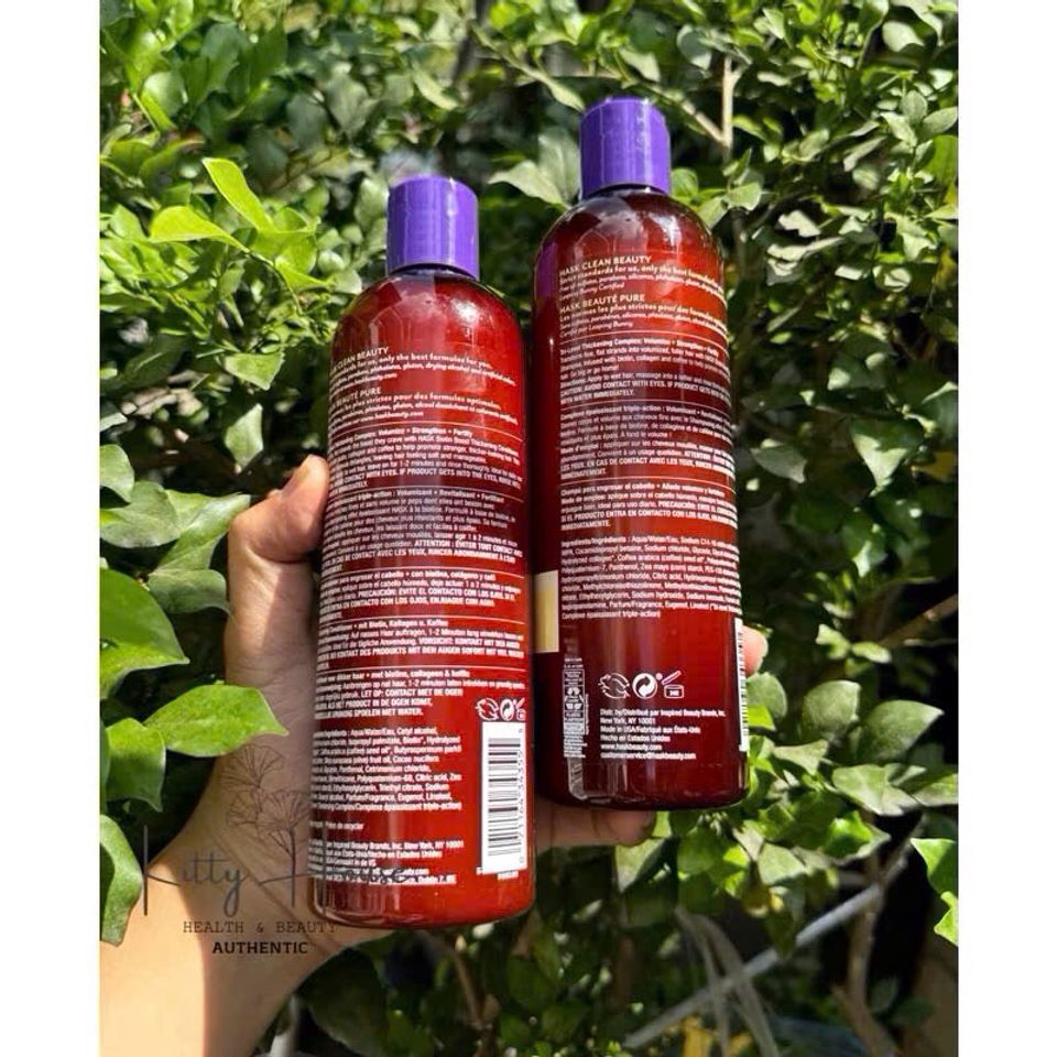 Dầu Gội Hask Biotin Boost 355ml - Tăng Cường Mọc Tóc, Ngăn Rụng Tóc, Collagen & Coffee Cho Tóc Khỏe Mạnh, Chăm Sóc Tóc Mỏng