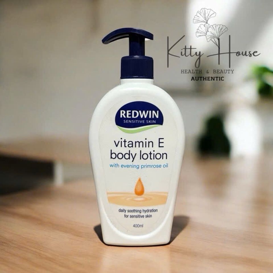 Kem Dưỡng Da Redwin Vitamin E & Tinh Dầu Anh Thảo 400ml - Dưỡng Ẩm, Làm Mềm Da An Toàn Cho Mọi Loại Da