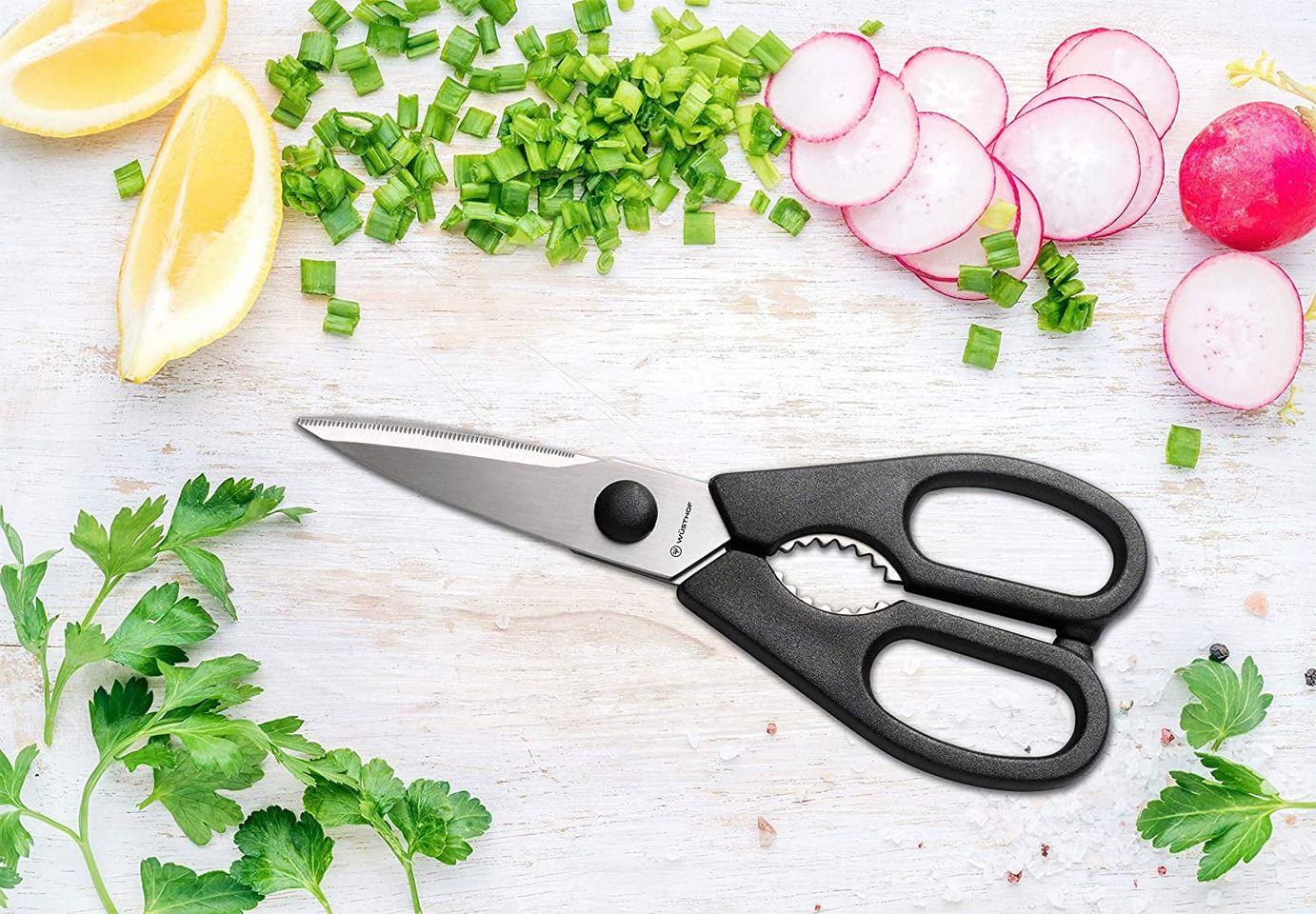 Bộ dao Wusthof 3 món - Dao gọt, dao tiện ích & kéo cắt bếp cao cấp, chất lượng Đức, chống ăn mòn, sắc bén, bảo hành trọn đời.