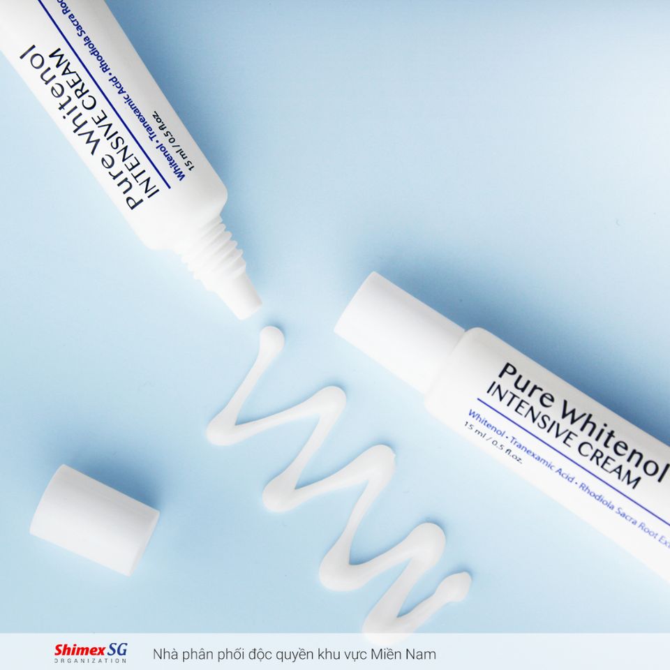Kem Dưỡng Trắng Da SkinMD Pure Whitenol Intensive Cream 15ml - Mờ Nám, Chống Lão Hóa, Tái Tạo Da An Toàn từ Hàn Quốc