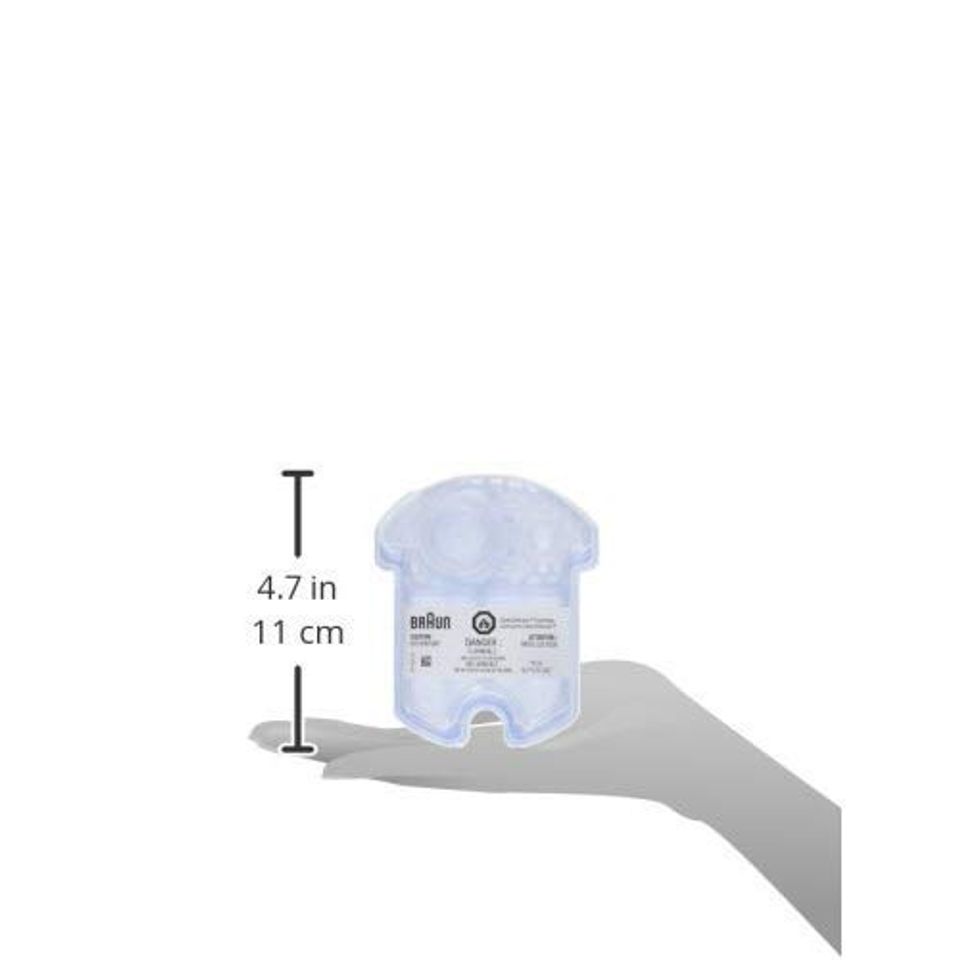 Hộp Nước Rửa Máy Cạo Râu Braun Clean & Renew 170ml - Dung Dịch Làm Sạch Chuyên Dụng Cho Tất Cả Các Dòng Máy Braun