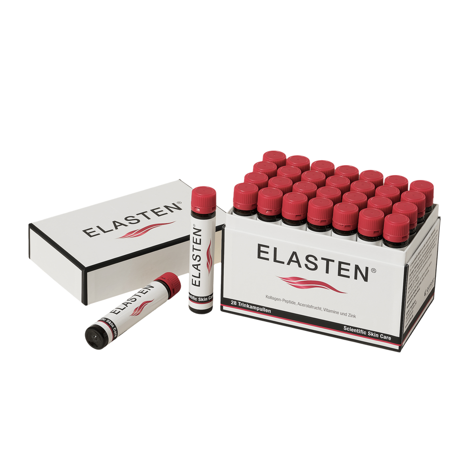 Collagen Elasten H - Hỗ Trợ Giảm Lão Hóa & Tăng Độ Đàn Hồi, 28 Lọ Dưỡng Ẩm & Làm Sáng Da Tự Nhiên