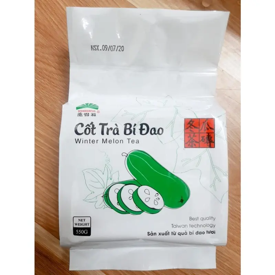 Cốt Trà Bí Đao Wonderful 600g - Trà Thảo Mộc Nguyên Chất, Hương Vị Thanh Mát, Pha Chế Dễ Dàng Tại Nhà
