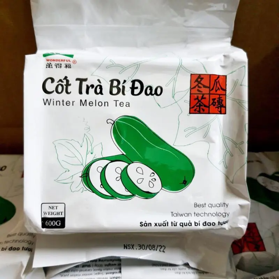 Cốt Trà Bí Đao Wonderful 600g - Trà Thảo Mộc Nguyên Chất, Hương Vị Thanh Mát, Pha Chế Dễ Dàng Tại Nhà
