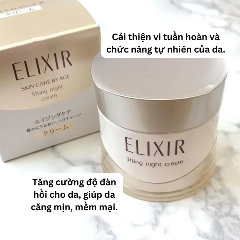 Kem dưỡng đêm nâng cơ Elixir Skin Care By Age Lifting Night Cream 40g ...