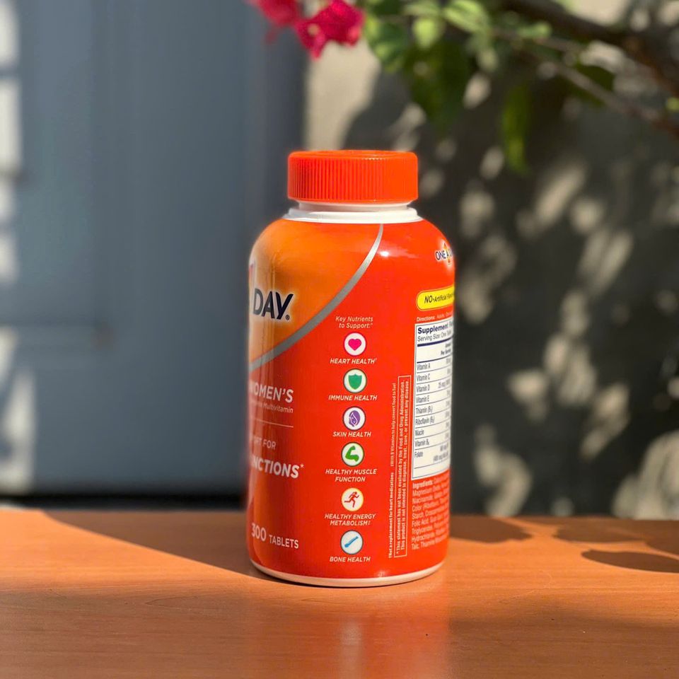 Vitamin tổng hợp One A Day Women - Dinh dưỡng cho nữ dưới 50 tuổi, tăng cường sức khỏe, làm đẹp da, hỗ trợ chức năng não bộ