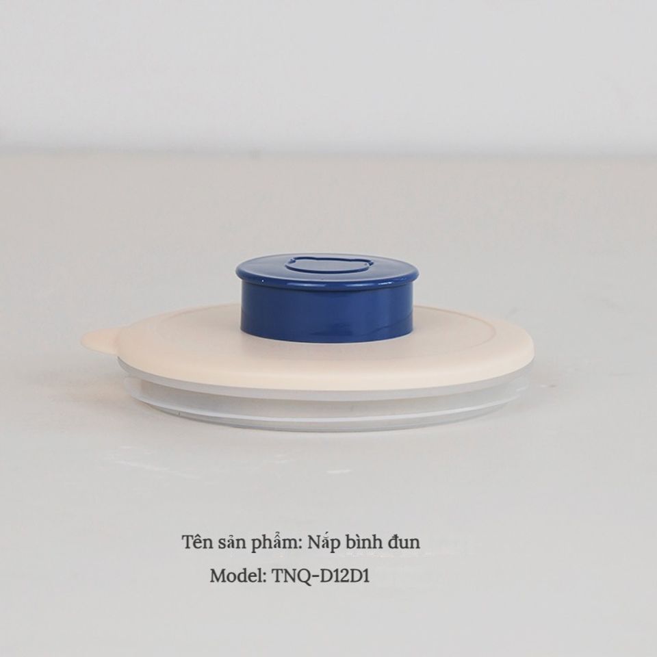 Nắp Đậy Bình Đun Thủy Tinh Bear TNQ-D12D1 - Phụ Kiện Thay Thế Cho Ấm Đun Nước Pha Sữa, Chất Liệu Inox Cao Cấp