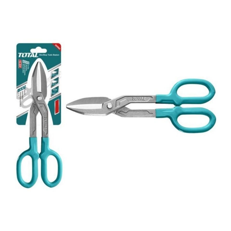 Kéo Cắt Tôn Nhỏ TOTAL THT524121 - Kéo Cắt Tole Chính Hãng, Thép Hợp Kim Sắc Bén, Dễ Thao Tác, Phù Hợp Cho Thợ Cơ Khí và Tự Làm