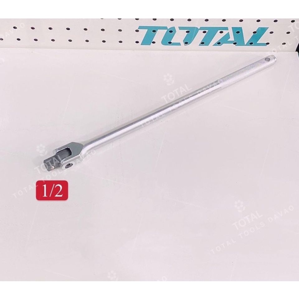 Cần Siết Linh Hoạt 1/2 Inch TOTAL THTFX12151 - Dụng Cụ Tháo Lắp Chất Liệu Chịu Nhiệt, Mạ Crôm, Chiều Dài 375mm