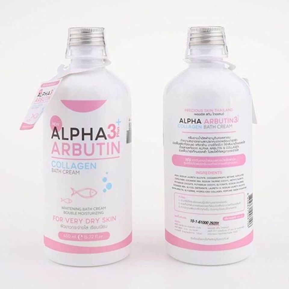 Sữa Tắm Kích Trắng Da Alpha Arbutin 3+ Collagen 350ml - Dưỡng Da Sáng Mịn, Chăm Sóc Toàn Diện, Phù Hợp Mọi Loại Da