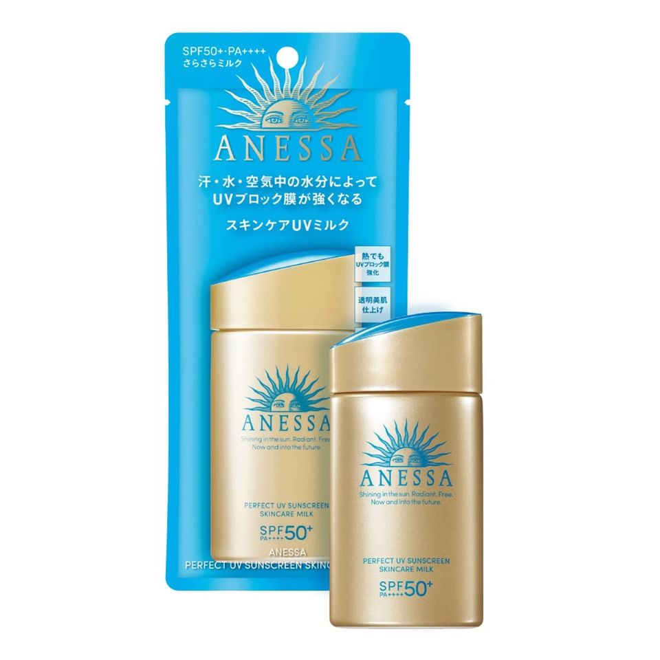 Kem Chống Nắng Anessa Perfect UV Sunscreen 60ml - Bảo Vệ Da SPF 50+, Chống Thấm Nước, Dành Cho Mọi Loại Da - Anessa Chính Hãng