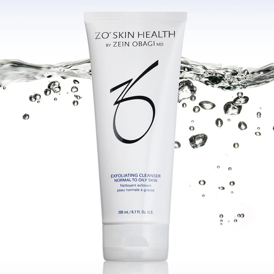 Sữa Rửa Mặt Tẩy Tế Bào Chết Zo Skin Health 200ml - Sản Phẩm Chăm Sóc Da Thường và Da Dầu, Làm Sạch Sâu và Giúp Da Tươi Mát