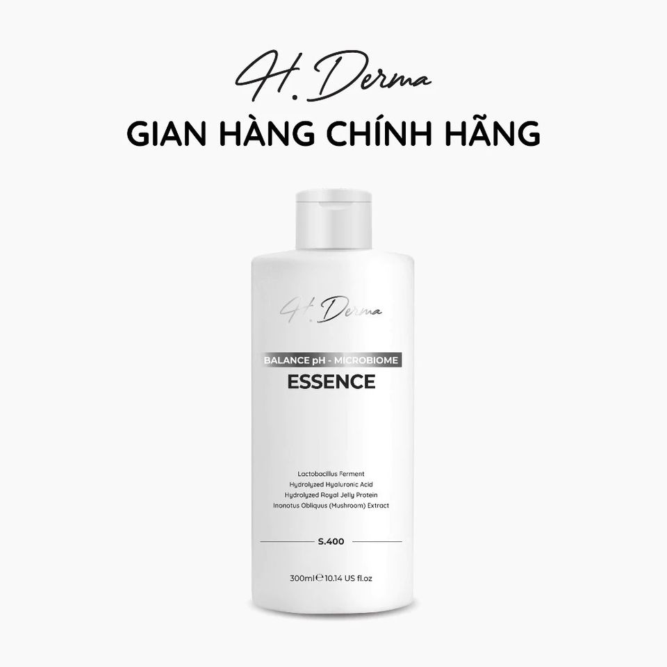 H.Derma Balance pH Microbiome Essence - Tinh Chất Dưỡng Da Cấp Ẩm, Ngăn Ngừa Lão Hóa & Bảo Vệ Hệ Vi Sinh Da