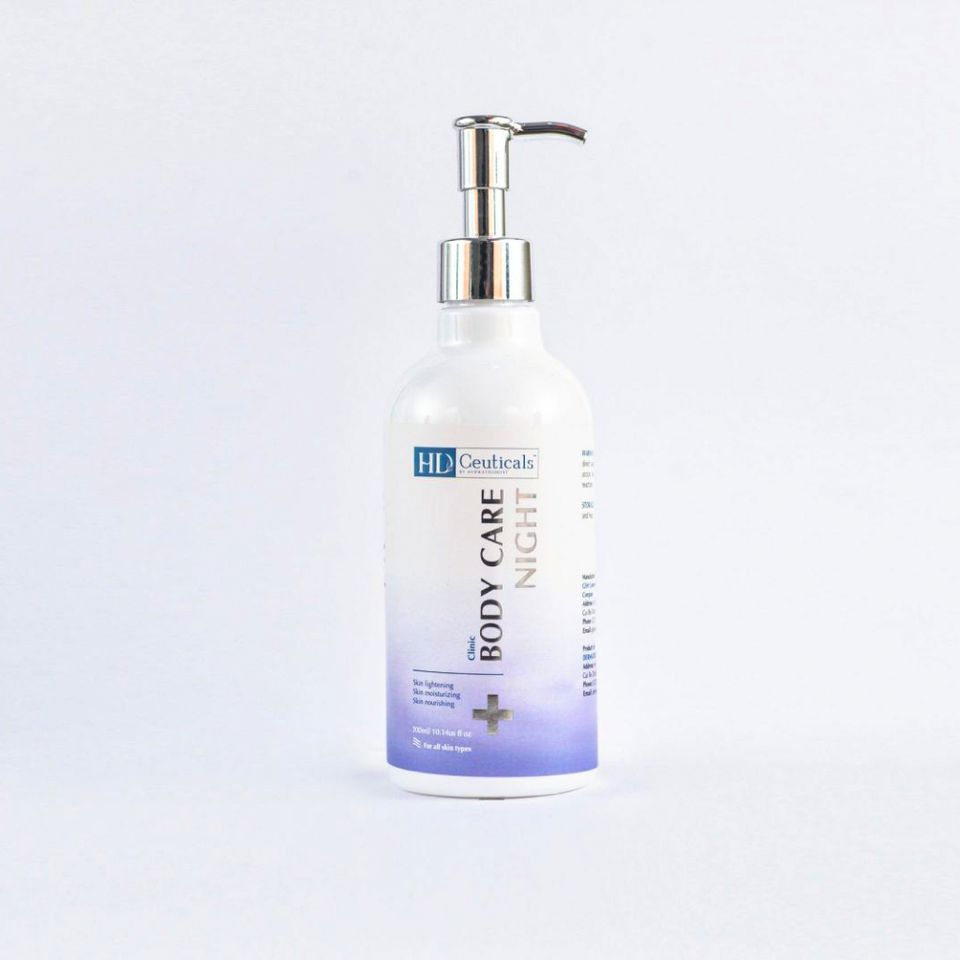 Kem Dưỡng Da Cơ Thể Ban Đêm HD Derma HD Ceuticals - Sáng Da, Giữ Ẩm, Phục Hồi Da Tự Nhiên, Dành Cho Mọi Loại Da