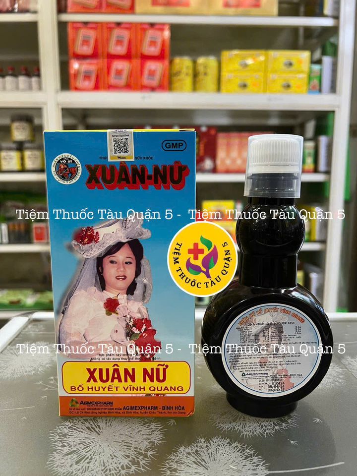 Xuân Nữ Bổ Huyết Vinh Quang - Hỗ Trợ Cân Bằng Kinh Nguyệt và Giảm Đau Bụng Kinh, 280ml Thảo Dược Tự Nhiên