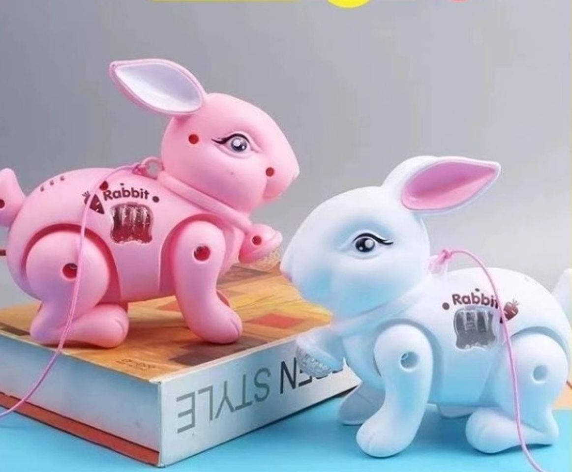 Đồ Chơi Thỏ Chạy Pin Vui Nhộn Có Nhạc Đèn - Đồ Chơi Vận Động Trung Thu Cho Bé Yêu, Thú Cưng Di Chuyển Sinh Động