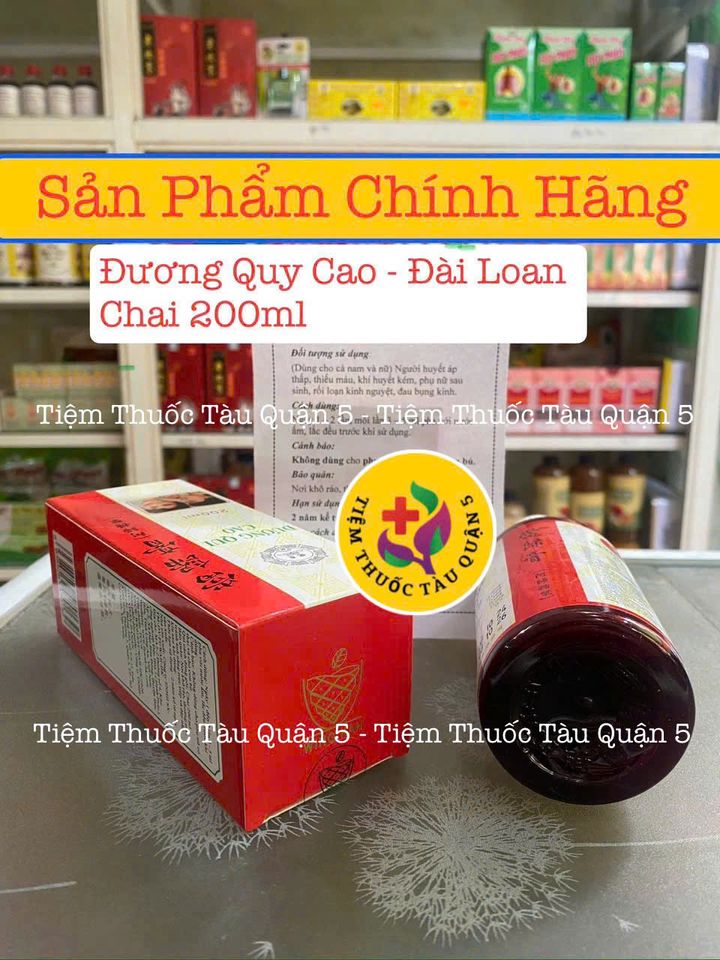 Đương Quy Cao Đài Loan 200ml - Bổ Máu, Điều Hòa Kinh Nguyệt, Hỗ Trợ Phụ Nữ Sau Sinh, Cân Bằng Nội Tiết Tố