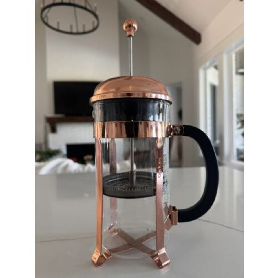 Bình Pha Cà Phê Pháp Bodum Chambord 1L - Thiết Kế Cổ Điển, Thủy Tinh Borosilicat, Dễ Sử Dụng, Hương Vị Tinh Khiết
