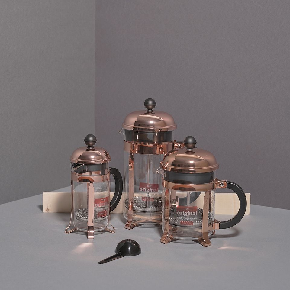 Bình Pha Cà Phê Pháp Bodum Chambord 1L - Thiết Kế Cổ Điển, Thủy Tinh Borosilicat, Dễ Sử Dụng, Hương Vị Tinh Khiết