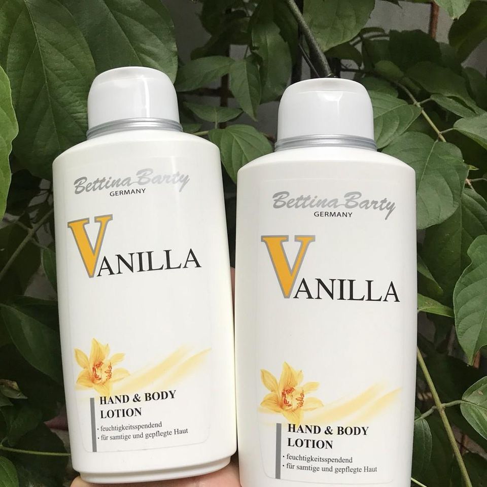 Sữa Tắm Vanilla Bettina Barty 500ml - Hương Thơm Nước Hoa Quyến Rũ, Dưỡng Ẩm và Làm Trắng Da Mịn Màng Tuyệt Đỉnh từ Đức