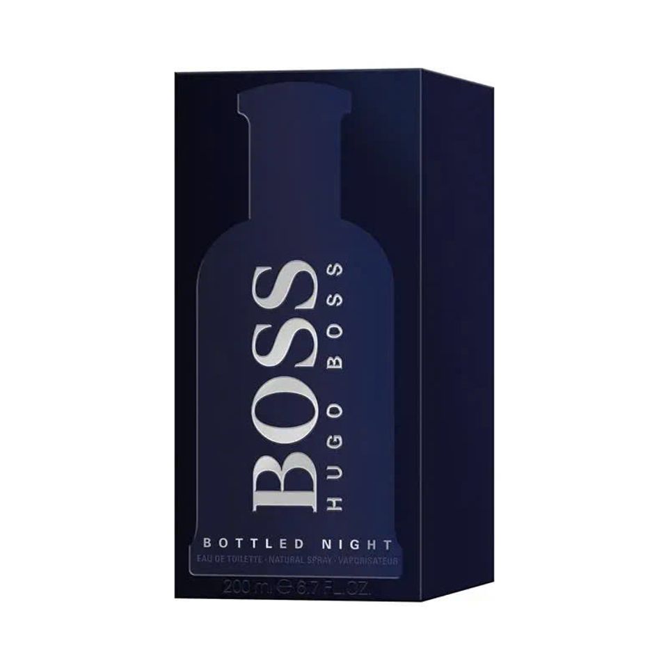 Nước Hoa Nam Hugo Boss Bottled Night Eau de Toilette 200ml - Hương Hoa Oải Hương và Violet Nam Tính, Quyến Rũ, Đậm Chất Urban