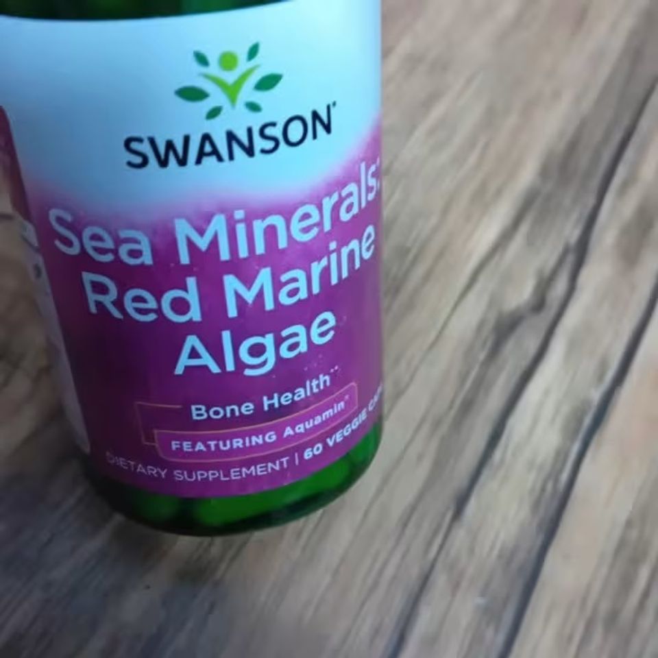 Viên Uống Bổ Sung Canxi Thuần Chay Từ Tảo Biển Đỏ Swanson 60 Viên - Hỗ Trợ Xương Khớp, Dinh Dưỡng Tự Nhiên cho Người Ăn Chay